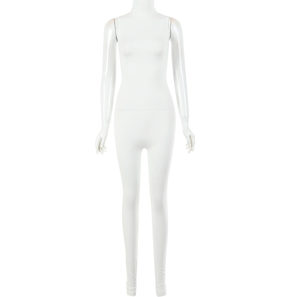 Sexy Skinny Sleeveless Jumpsuit - BLAKESTORE-NG