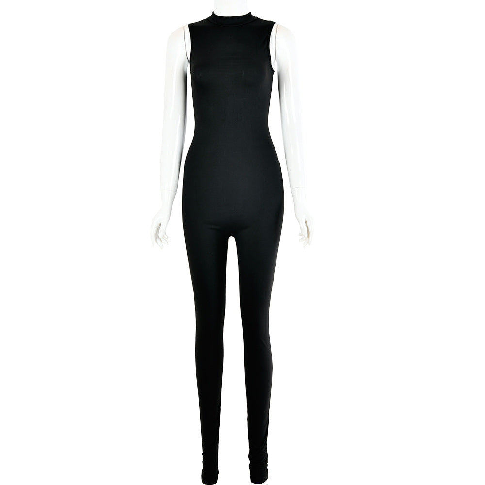 Sexy Skinny Sleeveless Jumpsuit - BLAKESTORE-NG