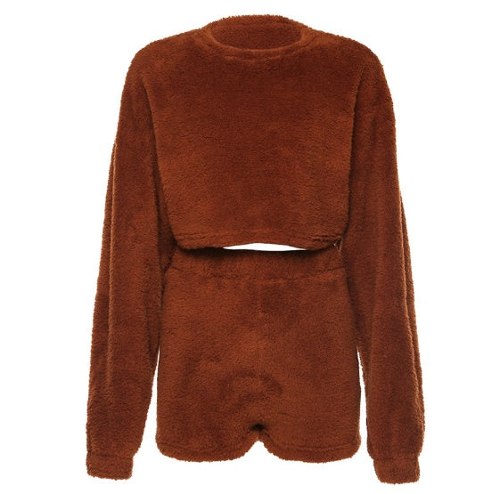 Two Pieces Velvet Fashion Outfit - BLAKESTORE-NG