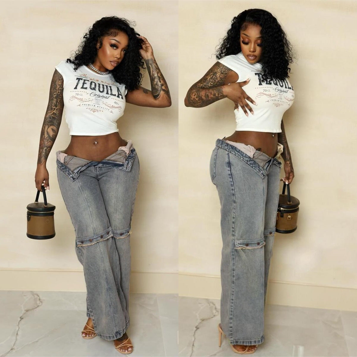 Y2k Baggy Streetwear Denim Pants - BLAKESTORE-NG
