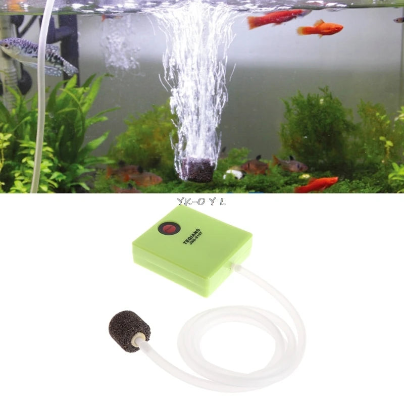 Fish Tank Air Pump Aerator Oxygen With Air Stone
