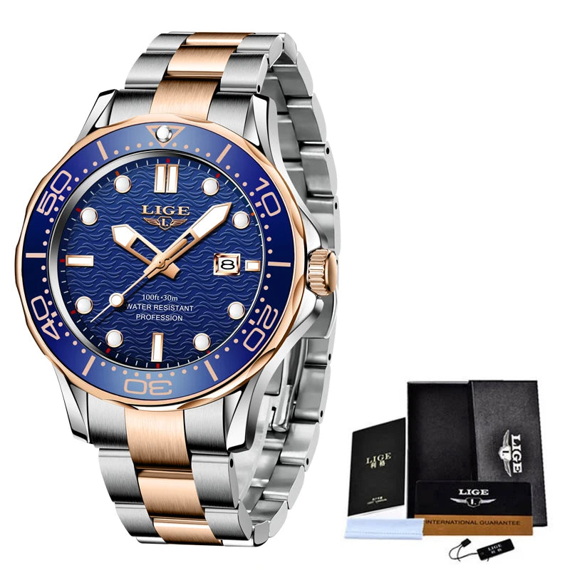 Business Mens Waterproof Watch.