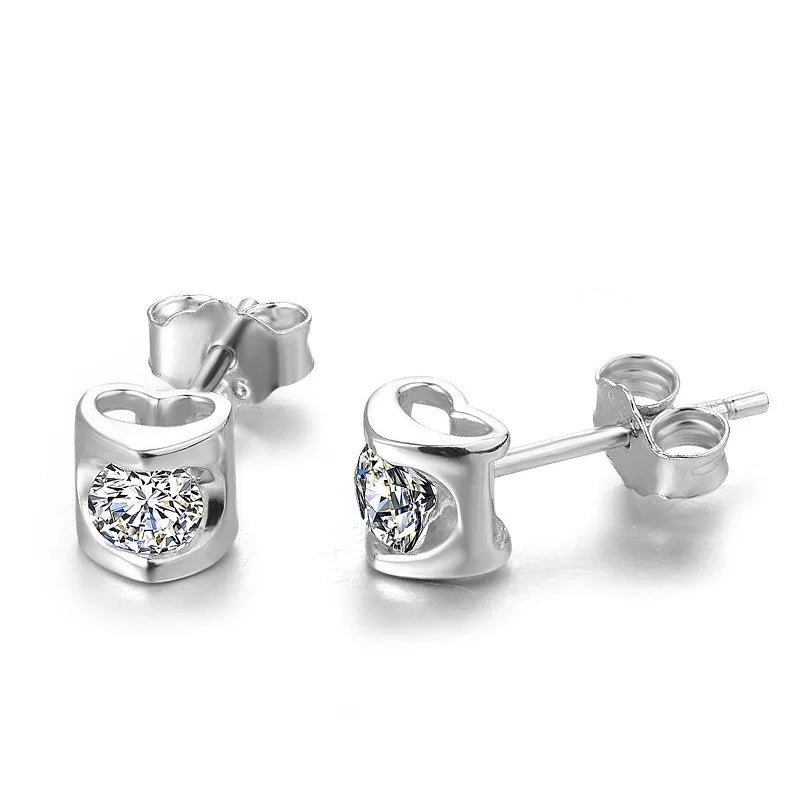 High Quality Silver Stud Earrings 925 For Women - BLAKESTORE-NG