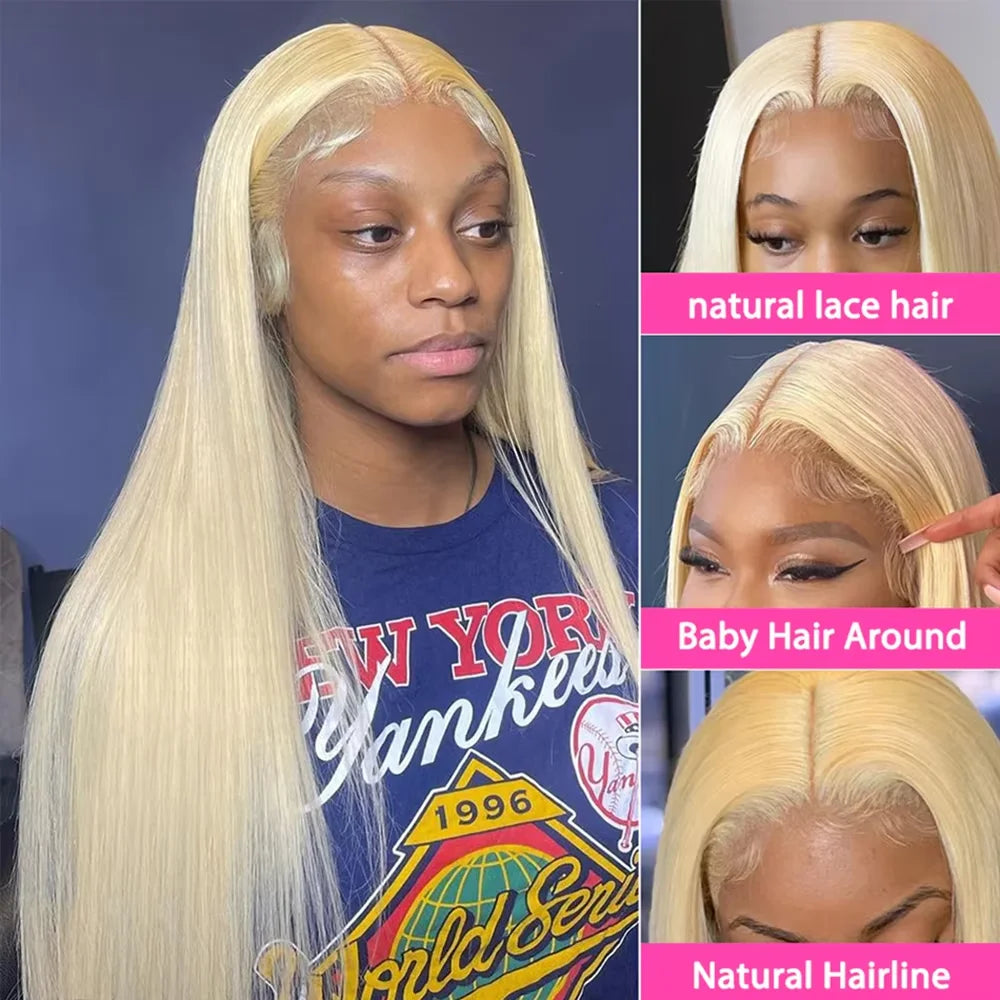 Straight 613 Blonde 13x6 HD Lace Front Human Hair - BLAKESTORE-NG