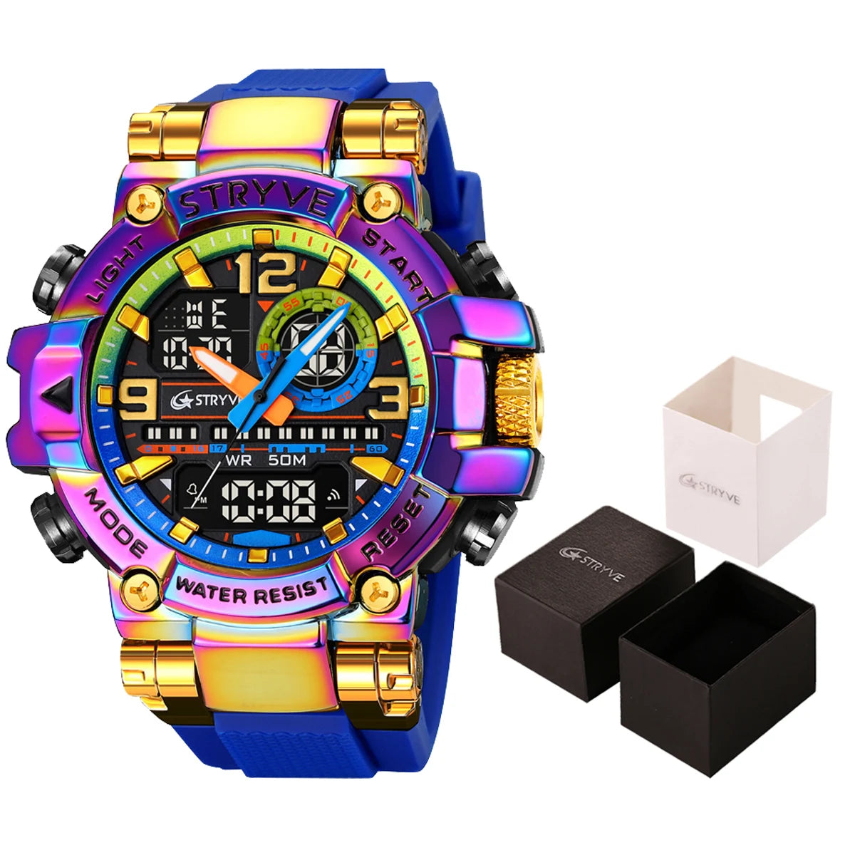 STRYVE Watch for Men's Digital-Analog Dual Movement.
