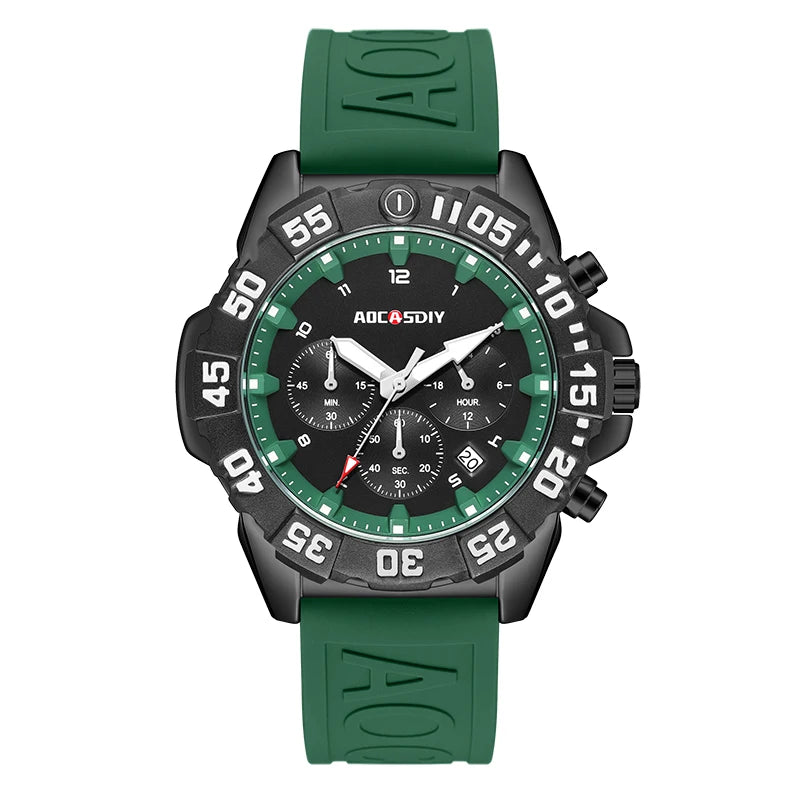 Luxury Men Clock Sport Watch.