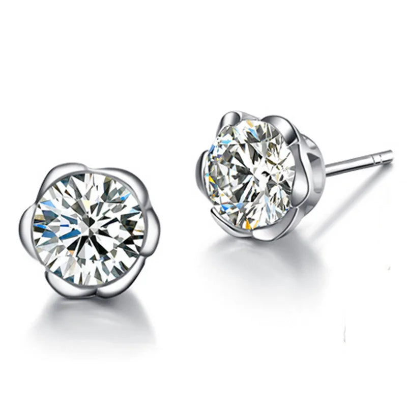 High Quality Silver Stud Earrings 925 For Women - BLAKESTORE-NG