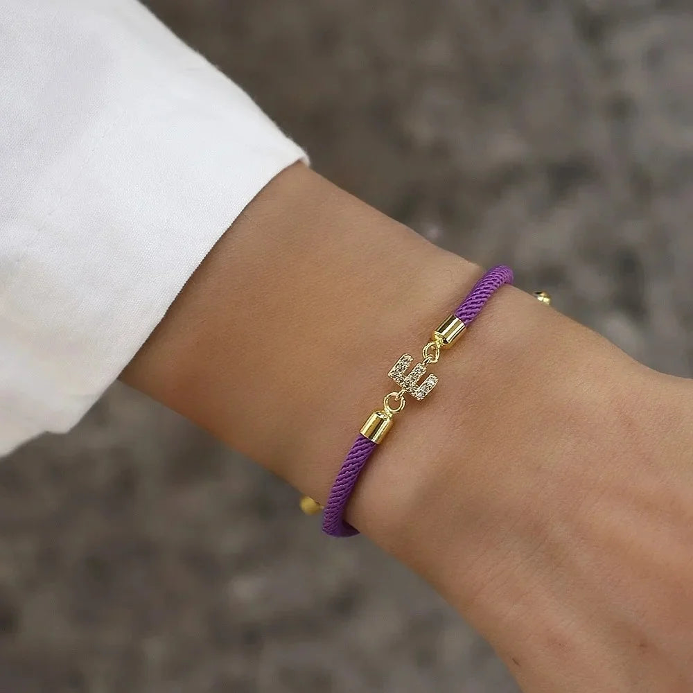Adjustable Rope Bracelet For Women Jewelry, A-Z Collections. - BLAKESTORE-NG