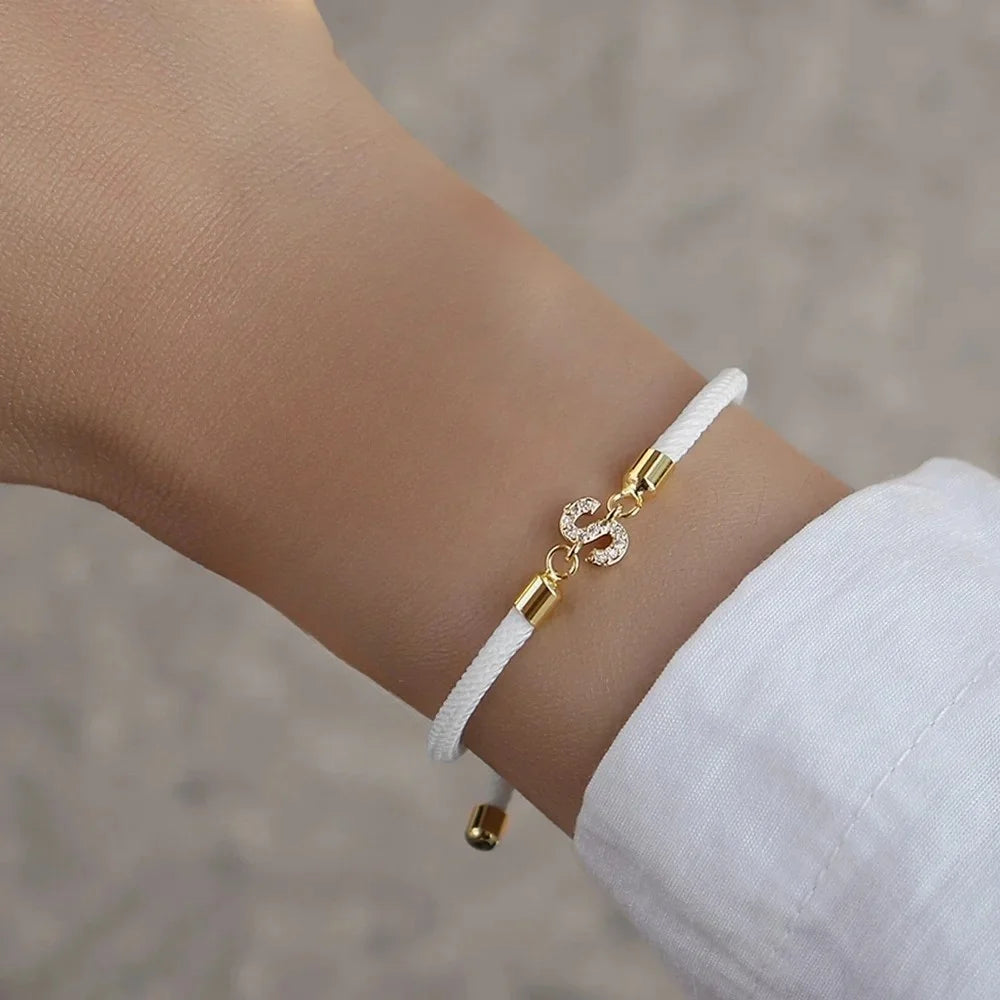 Adjustable Rope Bracelet For Women Jewelry, A-Z Collections. - BLAKESTORE-NG