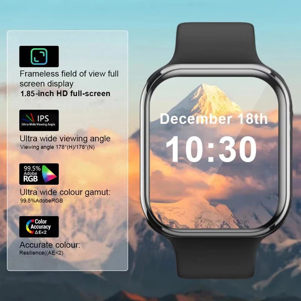 Men Smartwatch NFC GPS Tracker with 320*385 HD Screen. - BLAKESTORE-NG