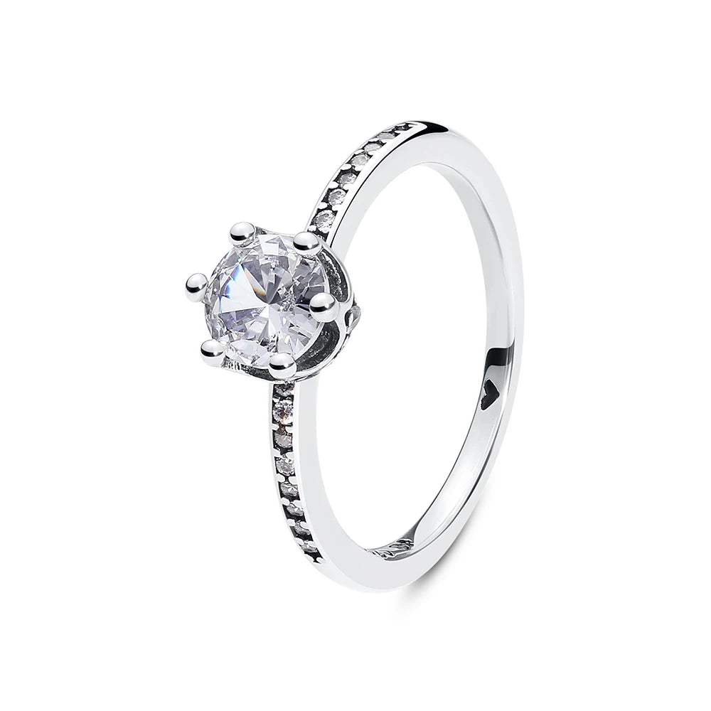 Love heart 925 Sterling Silver Rings For Women - BLAKESTORE-NG