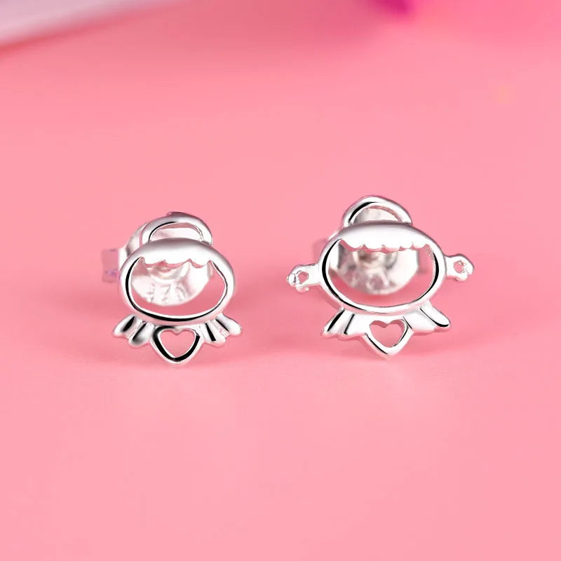 High Quality Silver Stud Earrings 925 For Women - BLAKESTORE-NG