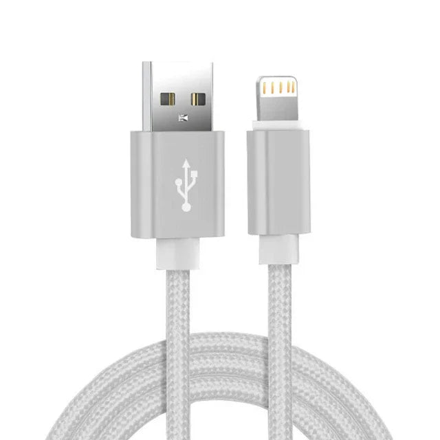 Metal Braided USB IPhone Charger Cable for iPhone.