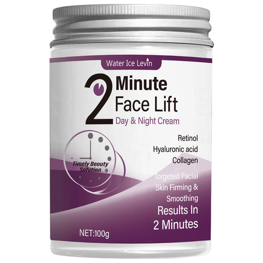 2-Min Facial Lifting Cream – Retinol, Hyaluronic Acid & Collagen for Day & Night