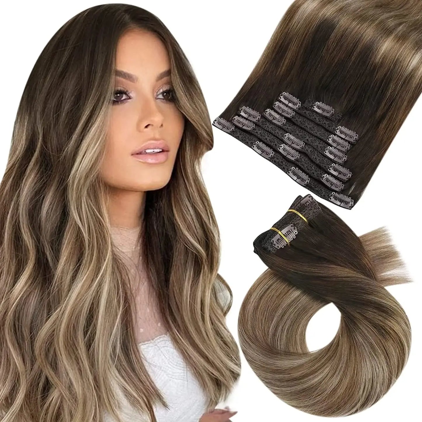 Moresoo Clip-in Hair Extensions.