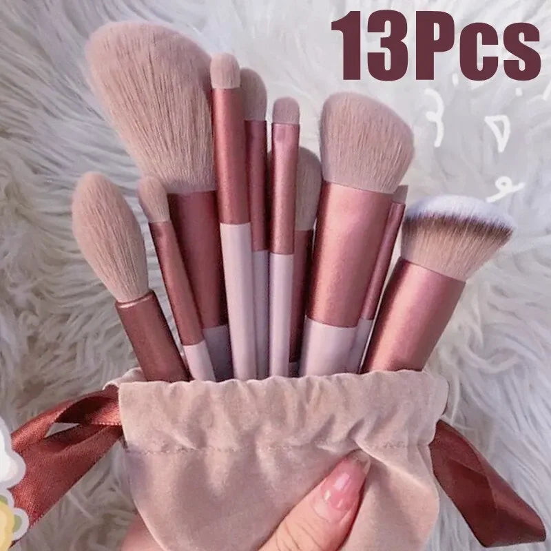 13 PCS Makeup Brushes Set for Women - BLAKESTORE-NG
