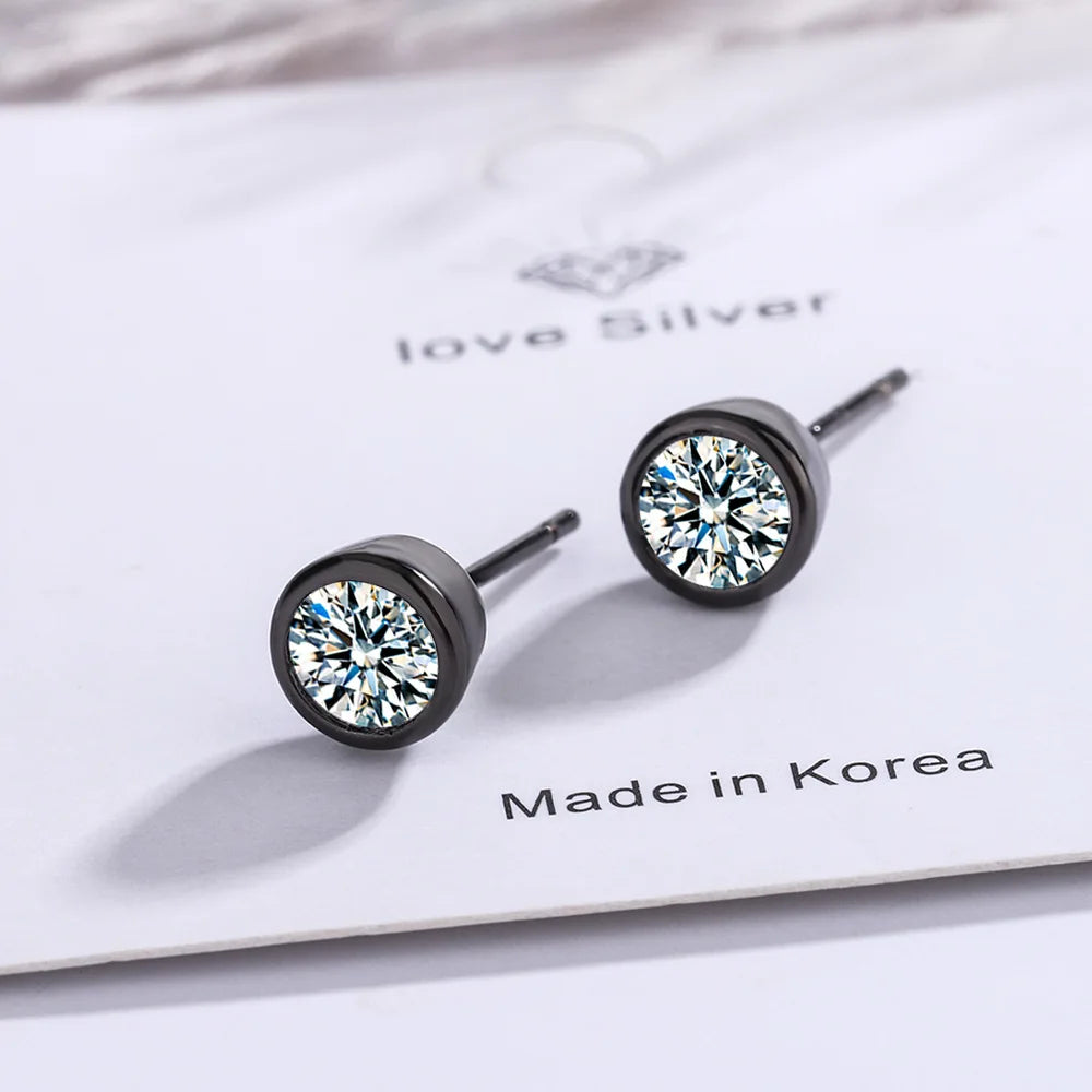 High Quality Silver Stud Earrings 925 For Women - BLAKESTORE-NG