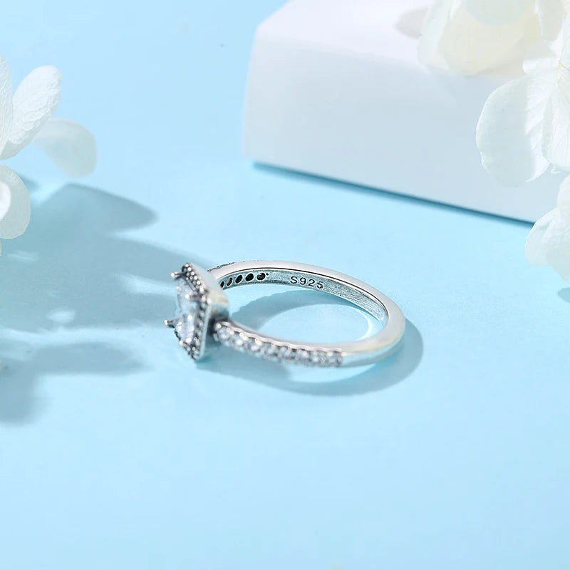 Love heart 925 Sterling Silver Rings For Women - BLAKESTORE-NG