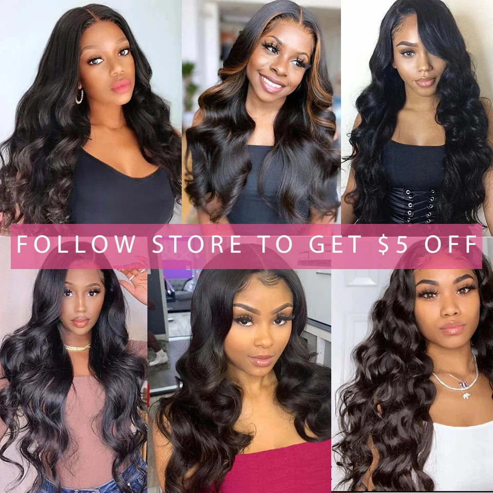Natural /Jet Black Body Wave Human Hair bundles.