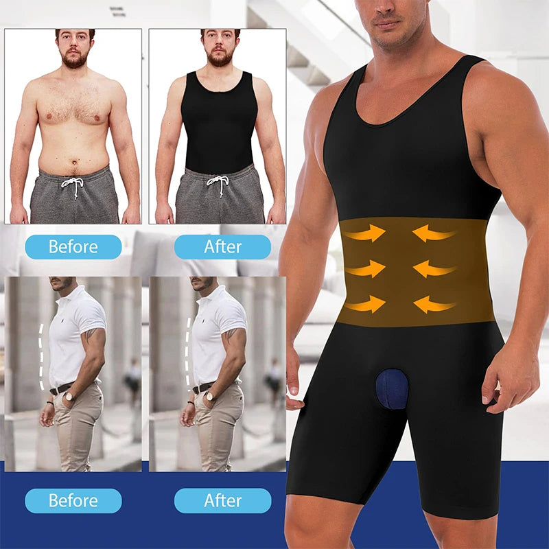 Men Full Body Shape wear Waist Trainer Underwear. - BLAKESTORE-NG