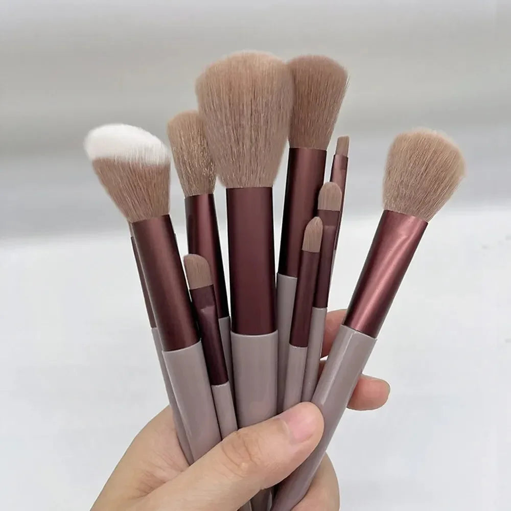13 PCS Makeup Brushes Set for Women - BLAKESTORE-NG