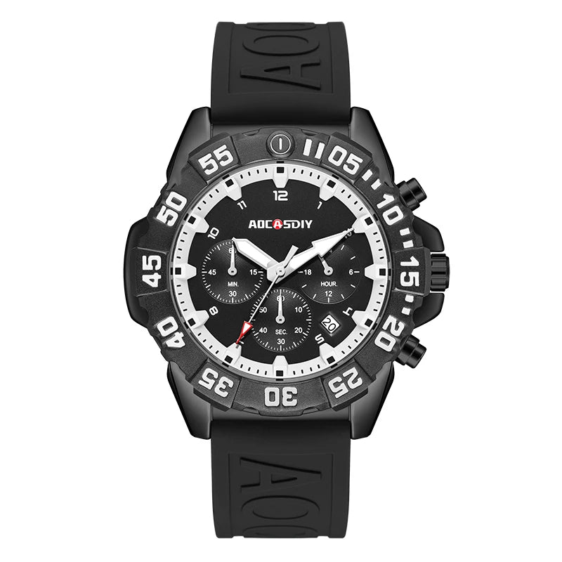 Luxury Men Clock Sport Watch.