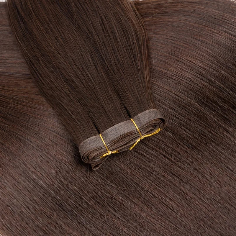 Invisible Long Tape PU Weft Human Hair.