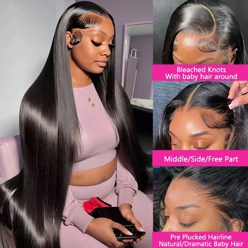 Brazilian Straight Human Hair Wig.Frontal Wig for women. - BLAKESTORE-NG