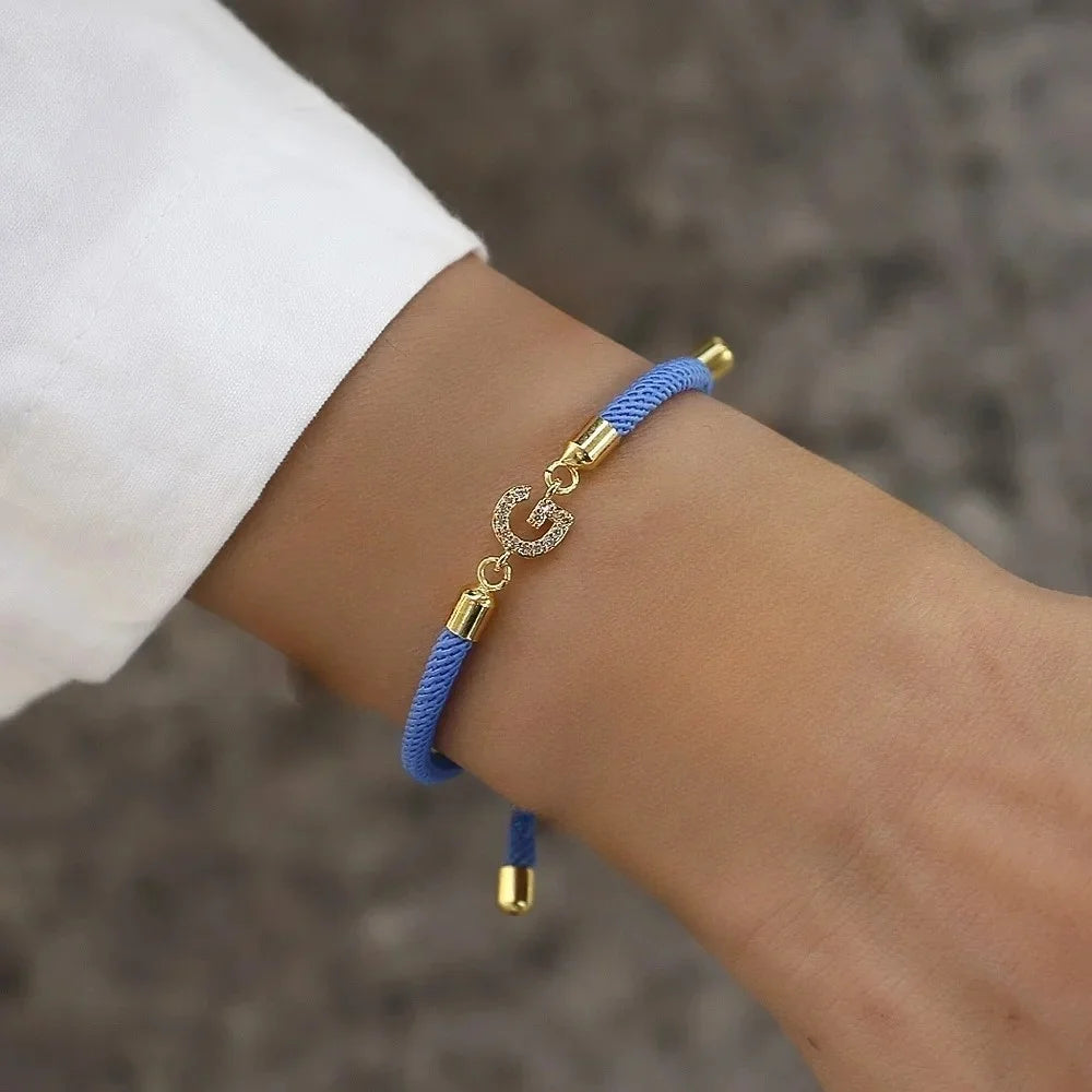 Adjustable Rope Bracelet For Women Jewelry, A-Z Collections. - BLAKESTORE-NG