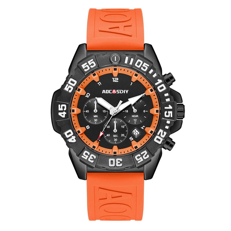 Luxury Men Clock Sport Watch.