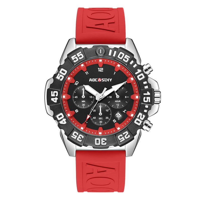 Luxury Men Clock Sport Watch.