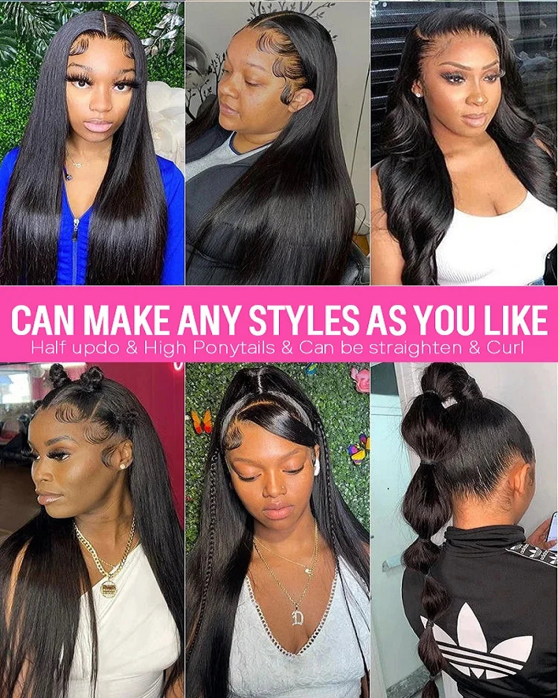 Brazilian Straight Human Hair Wig.Frontal Wig for women. - BLAKESTORE-NG