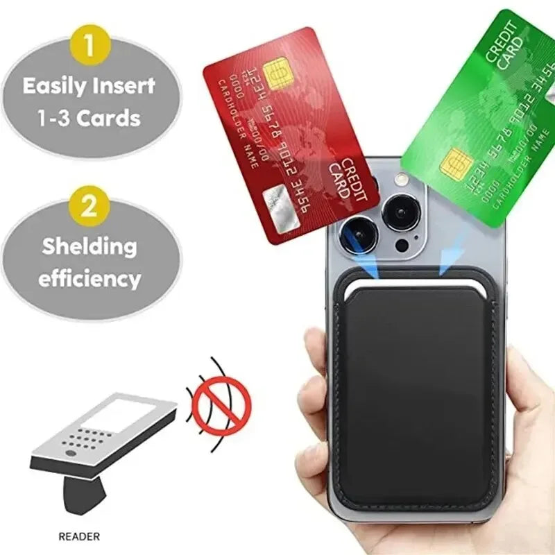 Leather Wallet Case For iPhone.