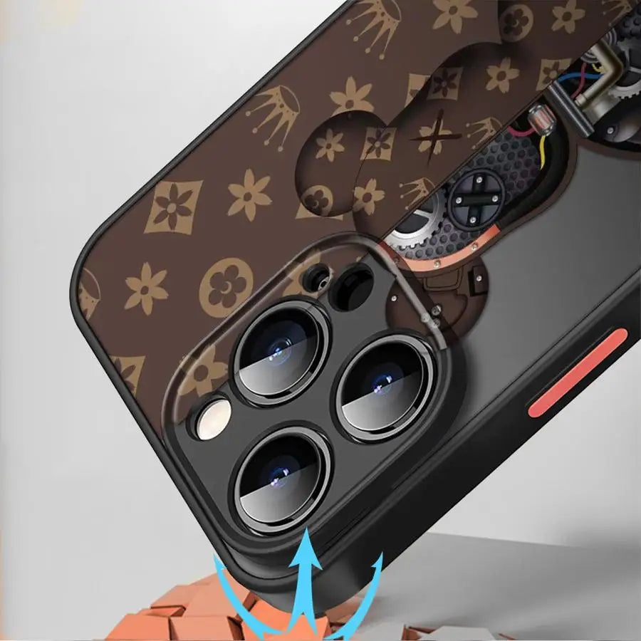 Fashionable Robot Bear Brand Phone Case.