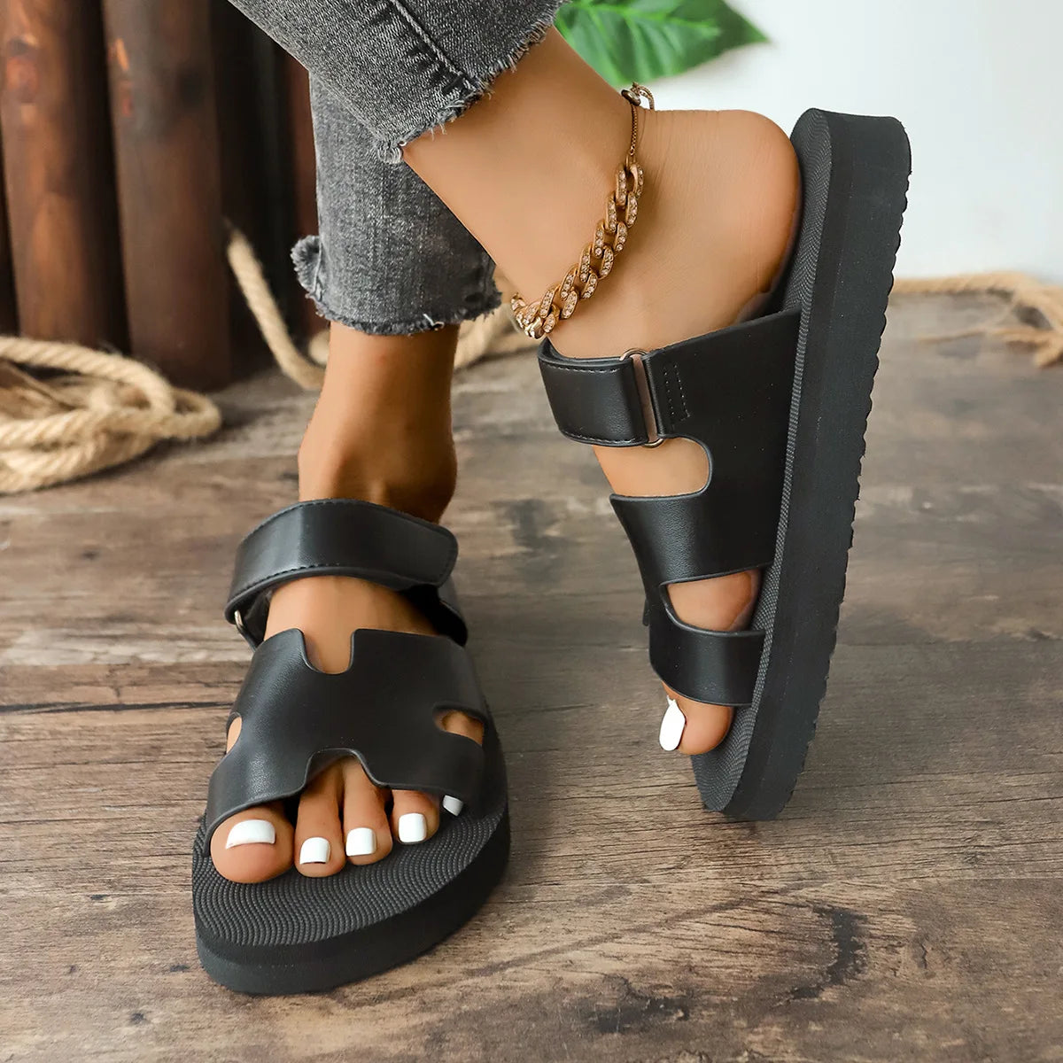 Summer Thick bottom Sandal Slippers.