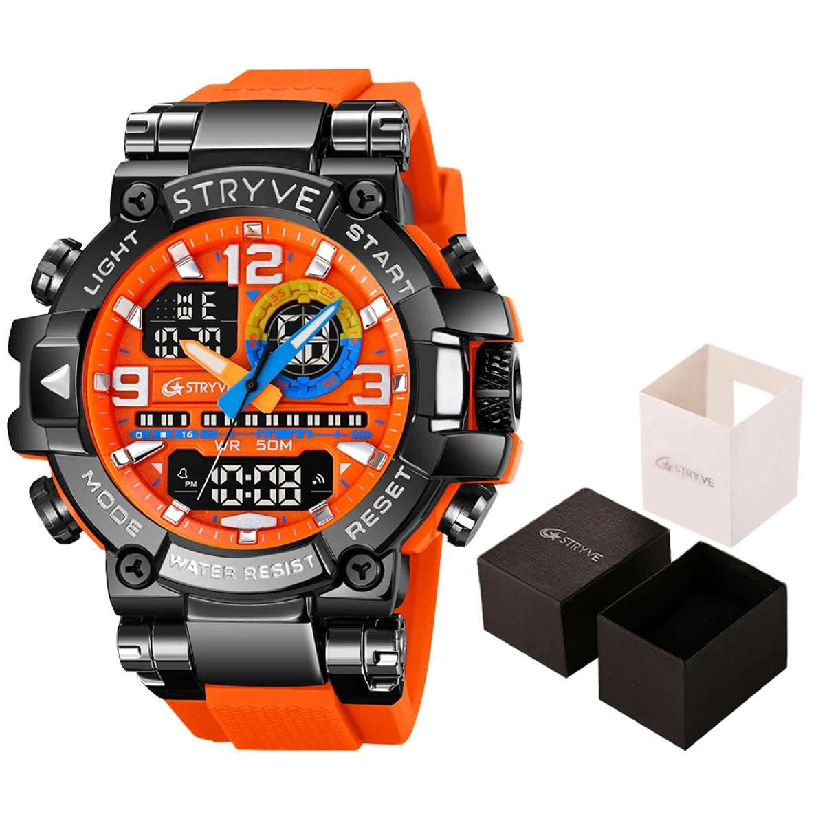 STRYVE Watch for Men's Digital-Analog Dual Movement.