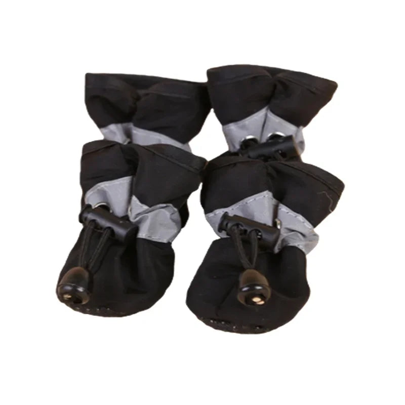 4pcs/set Waterproof Pet Dog Shoes.