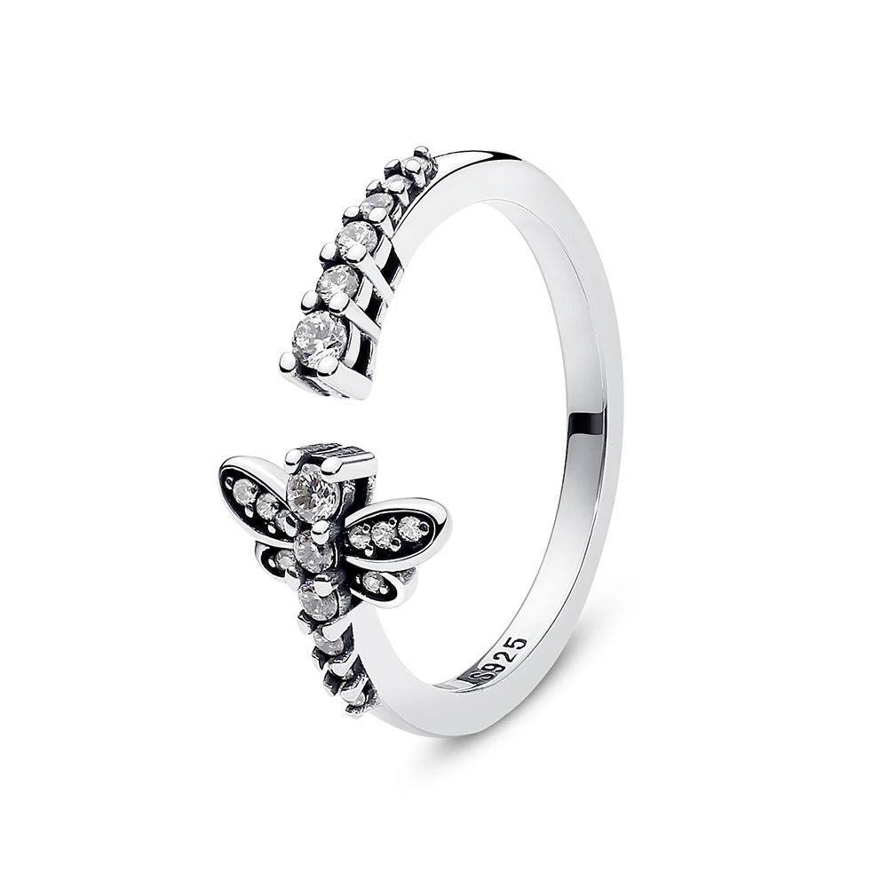 Love heart 925 Sterling Silver Rings For Women - BLAKESTORE-NG