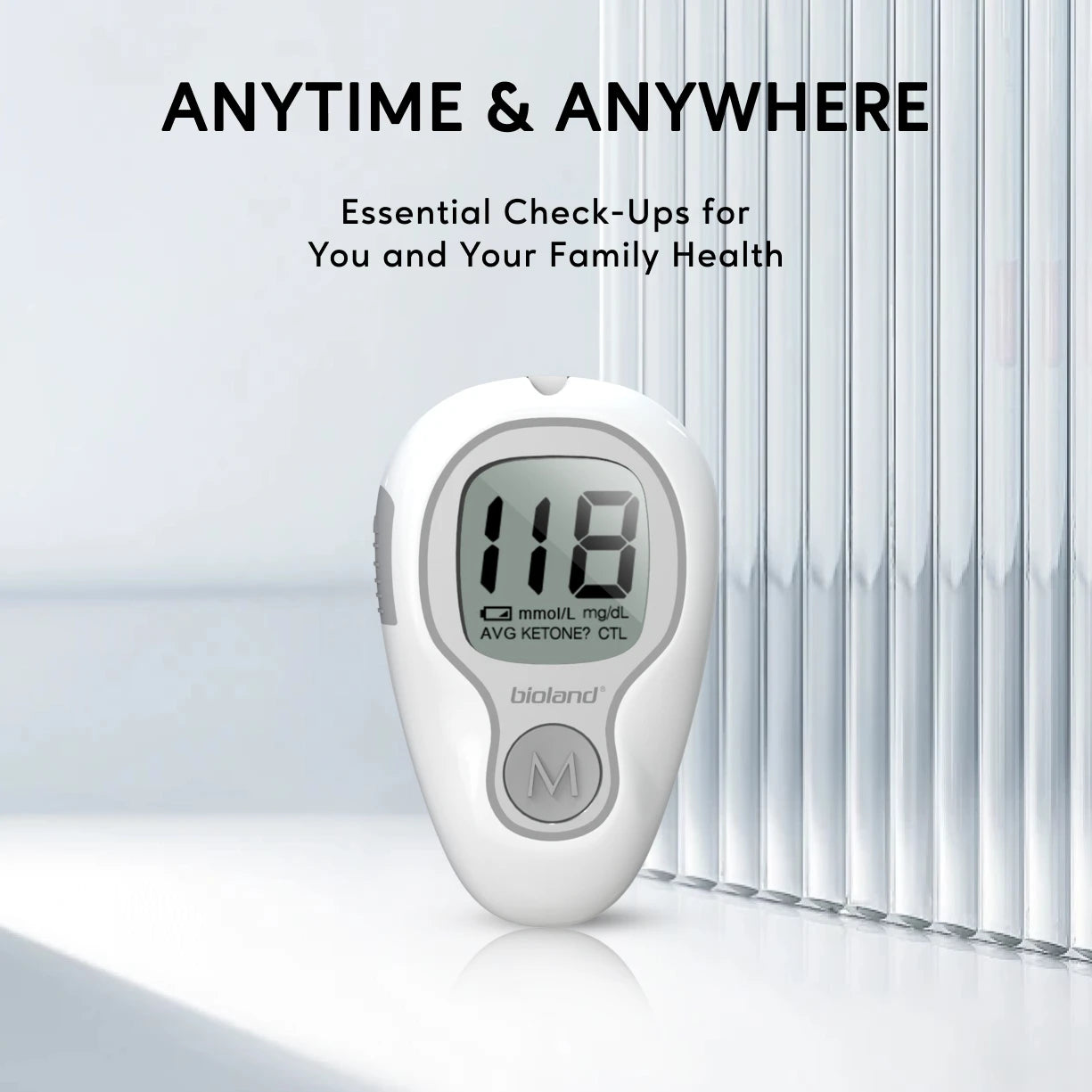 Blood Glucose Meter with Bllod Sugar Test Strips - BLAKESTORE-NG