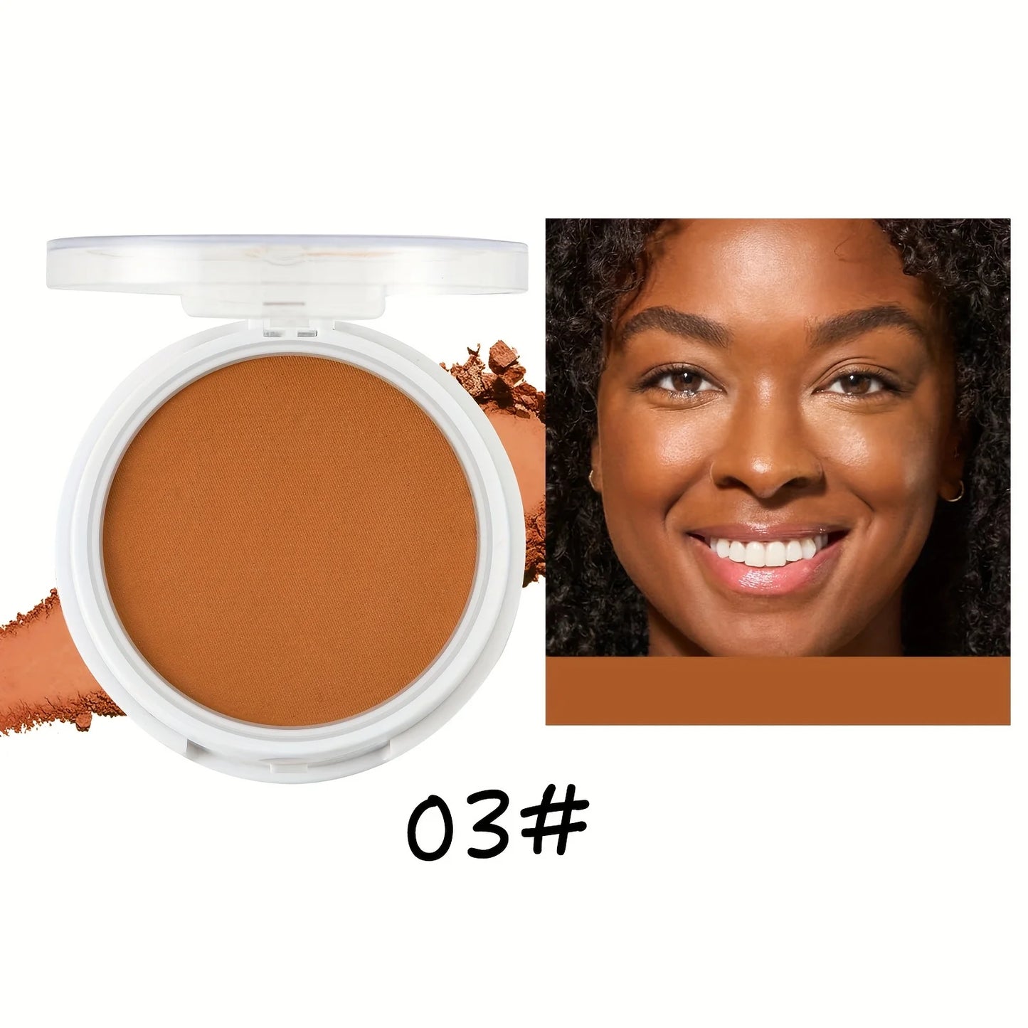 Wheat Bronzing Powder for Dark Skin.