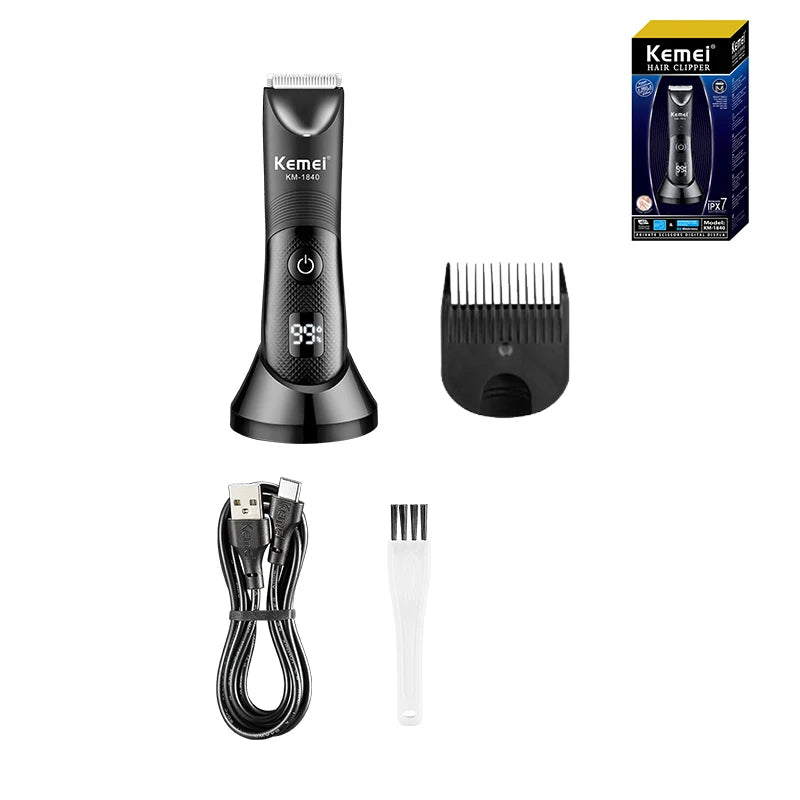 Kemei Electric Groin Ball Hair Trimmer.