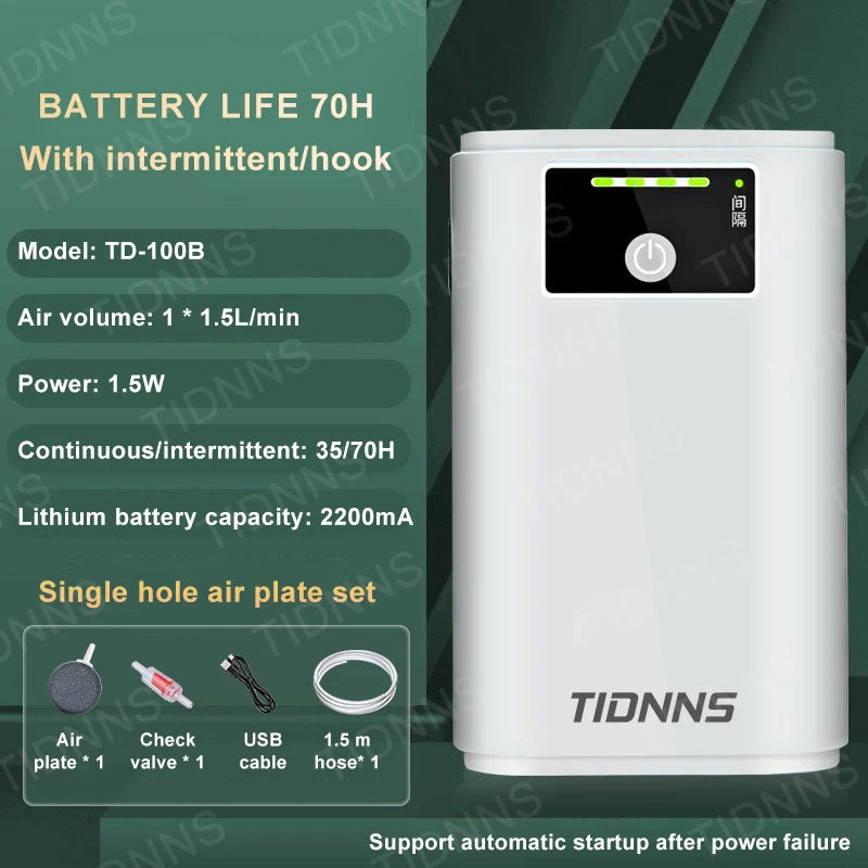 Aquarium Fish Tank Oxygen Pump.