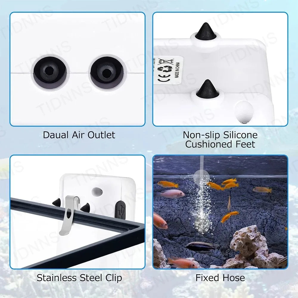 Aquarium Fish Tank Oxygen Pump.