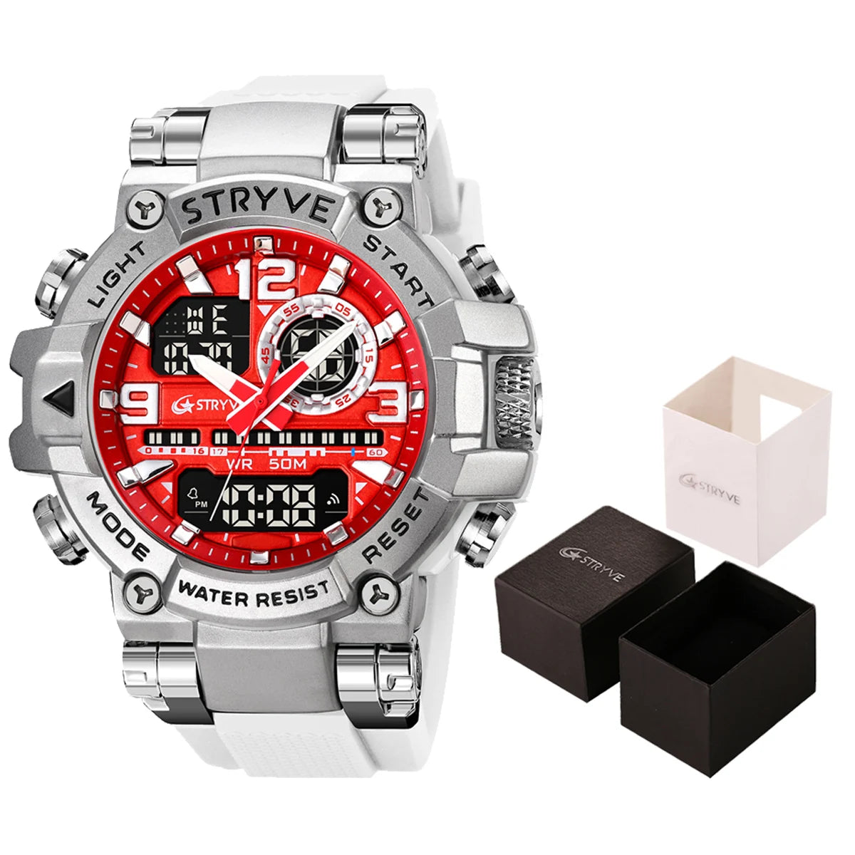 STRYVE Watch for Men's Digital-Analog Dual Movement.