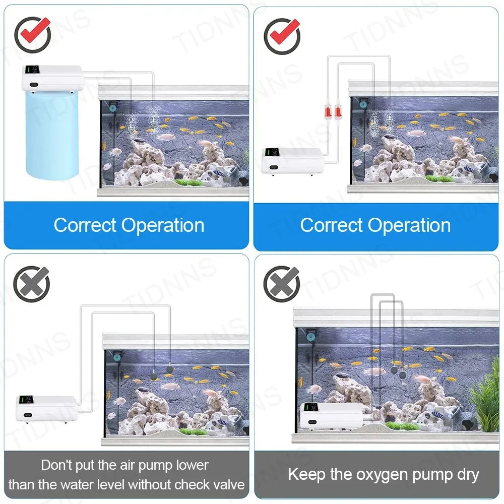 Aquarium Fish Tank Oxygen Pump.