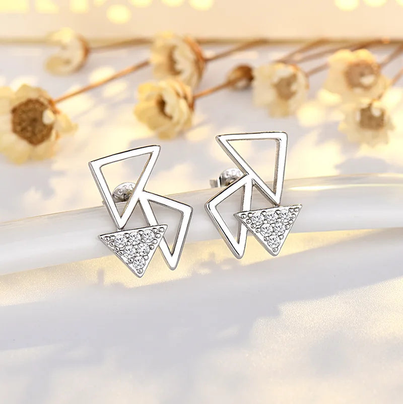 High Quality Silver Stud Earrings 925 For Women - BLAKESTORE-NG