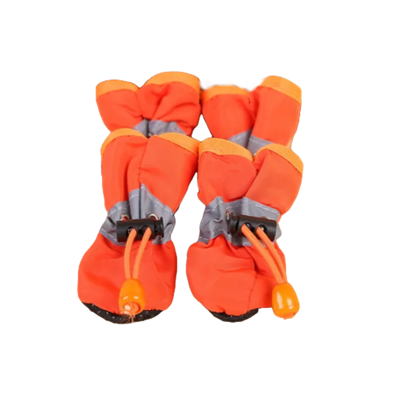 4pcs/set Waterproof Pet Dog Shoes.
