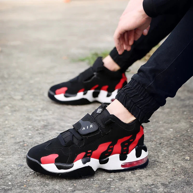 Sport Running Sneakers for Men. Air Cushion Jogging Shoe. Breathable Sneakers for Men.