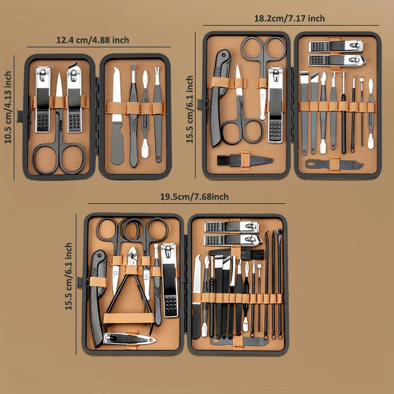 Manicure Stainless Steel Professional Kit.