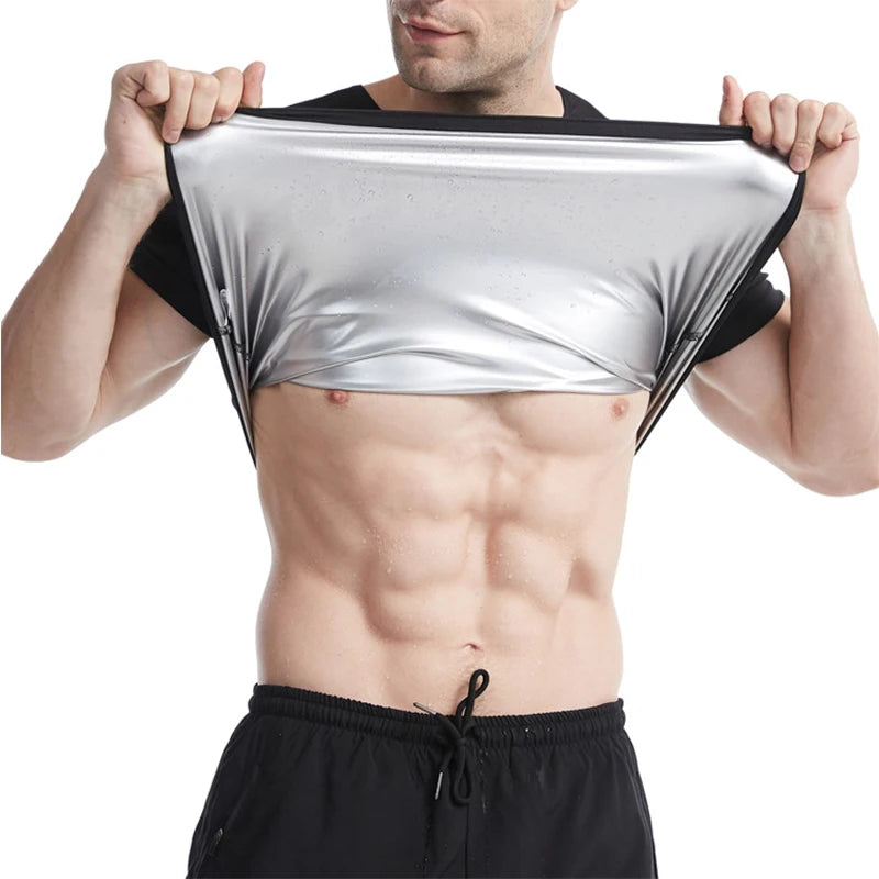 Men’s Sauna Suit Sweat Heat Trapping Workout Vest.
